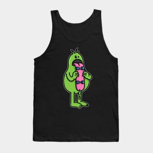 Skateboard Monster Big Tongue Skateboarding Gift Tank Top